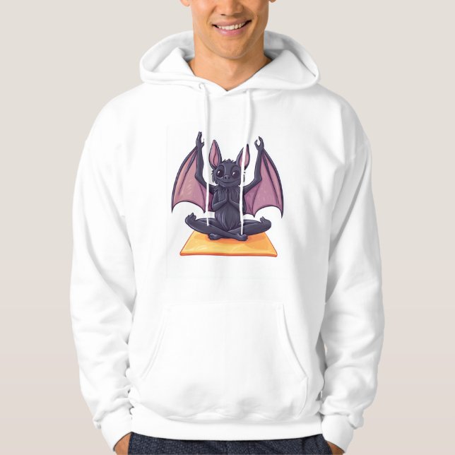 Bat Yoga Flow Hoodie (Front)