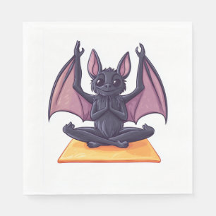 Bat Yoga Flow Napkin