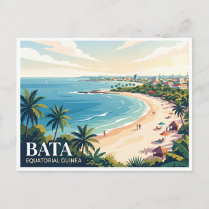 Bata Coast Equatorial Guinea Postcard