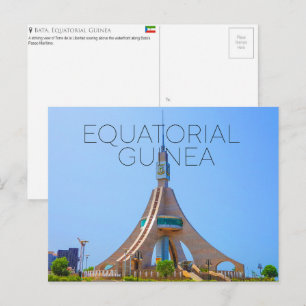 Bata, Equatorial Guinea Travel Postcard
