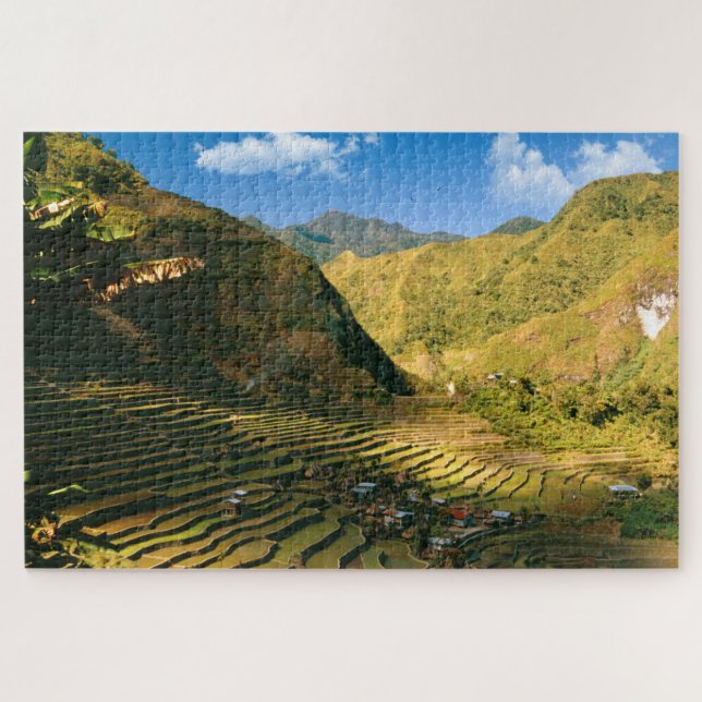 Batad Rice Terraces, Banaue, Philippines. Jigsaw Puzzle (Horizontal)