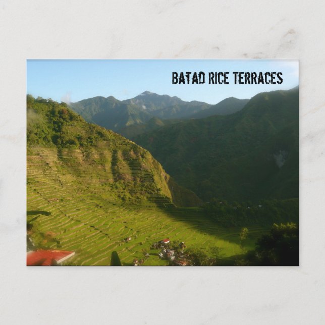 Batad Rice Terraces Postcard (Front)