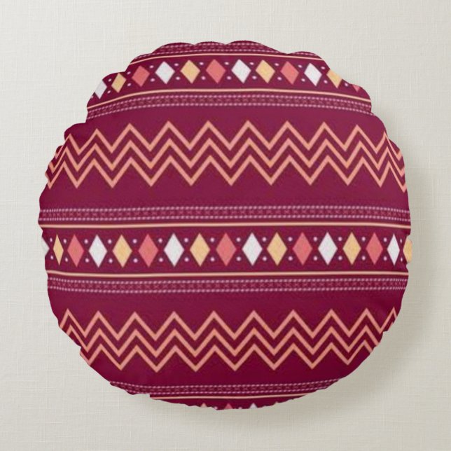 Batak Round Pillow (Front)