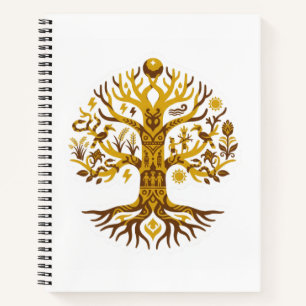 Batang Garing (Tree of Life) Notebook