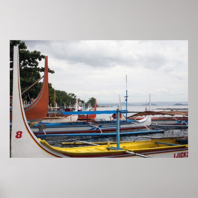 Batangas boats. poster (Front)