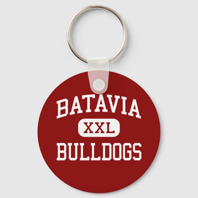 Batavia - Bulldogs - Middle - Batavia Illinois Key Ring (Front)