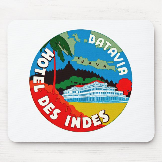 Batavia Hotel Des Indies Mouse Mat (Front)