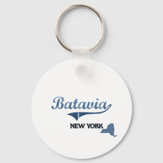 Batavia New York City Classic Key Ring
