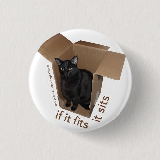 Batcat: It fits it sits Button