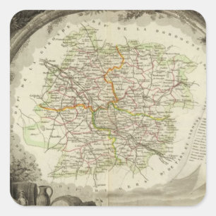 Batch and Garonne Square Sticker