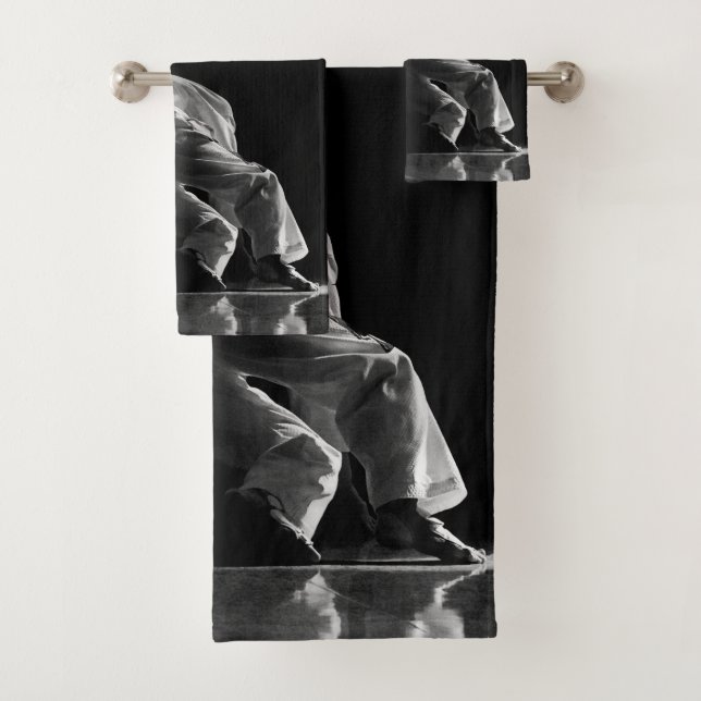 Batch of bath towels TAEKWONDO OF the TESTS (Insitu)