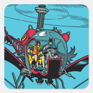 Batcopter Square Sticker