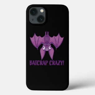 Batcrap Crazy Wacky Cartoon Bat iPhone 13 Case