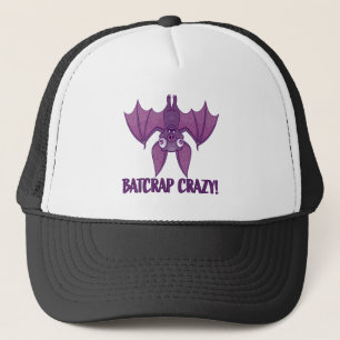 Batcrap Crazy Wacky Cartoon Bat Trucker Hat