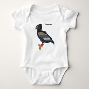 Bateleur Eagle illustration  Baby Bodysuit