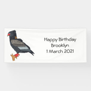 Bateleur Eagle illustration Banner