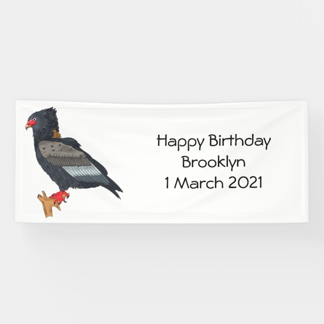 Bateleur Eagle illustration Banner (Horizontal)