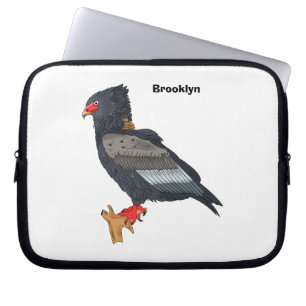 Bateleur Eagle illustration Laptop Sleeve