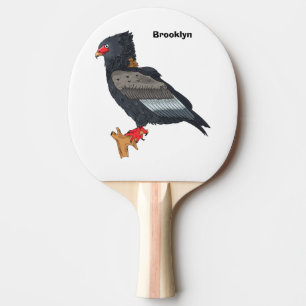 Bateleur Eagle illustration Ping Pong Paddle