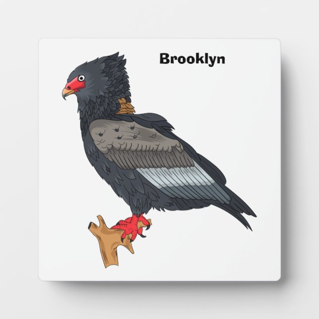 Bateleur Eagle illustration  Plaque (Front)