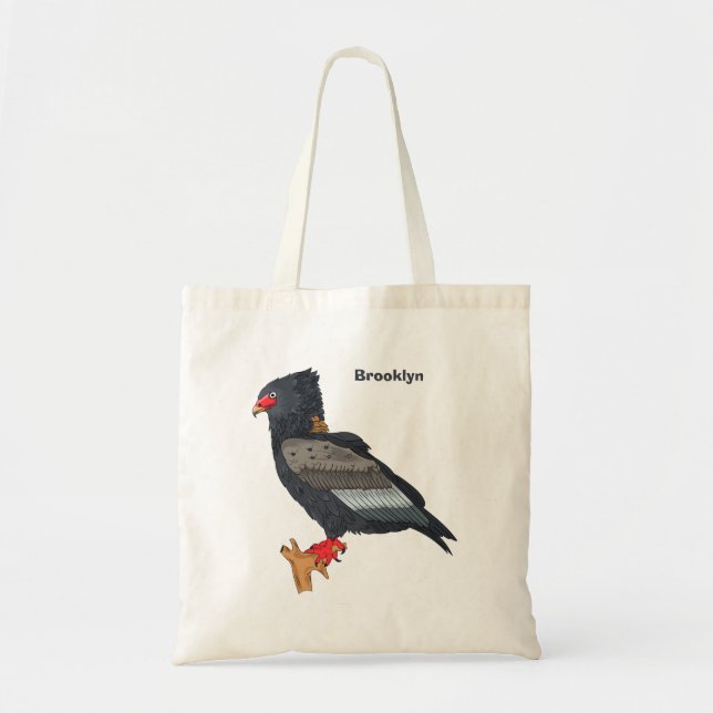 Bateleur Eagle illustration Tote Bag (Front)