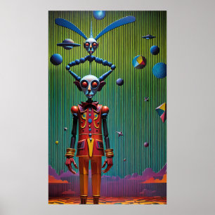 Batferatu and Boy on Planet Vampiranus Ken Gauge Poster