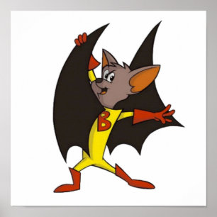 Batfink cartoon character poster