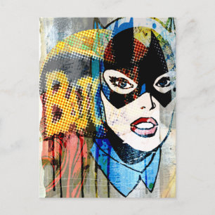 Batgirl Head Postcard