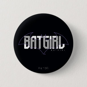 Batgirl Hi-Tech Name Graphic 6 Cm Round Badge
