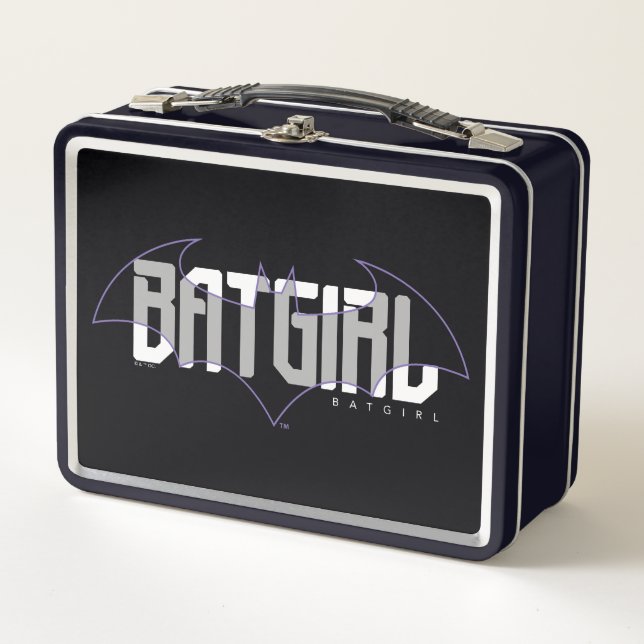 Batgirl Hi-Tech Name Graphic Metal Lunch Box (Front)