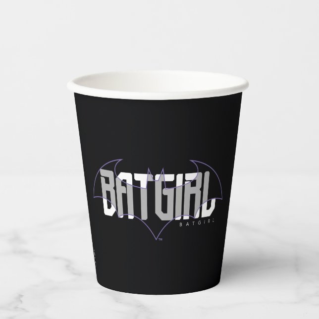 Batgirl Hi-Tech Name Graphic Paper Cups (Front)