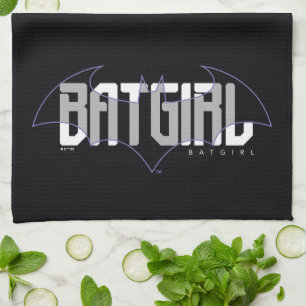 Batgirl Hi-Tech Name Graphic Tea Towel