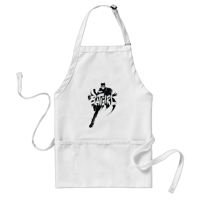 Batgirl Ink Brush Name Standard Apron (Front)