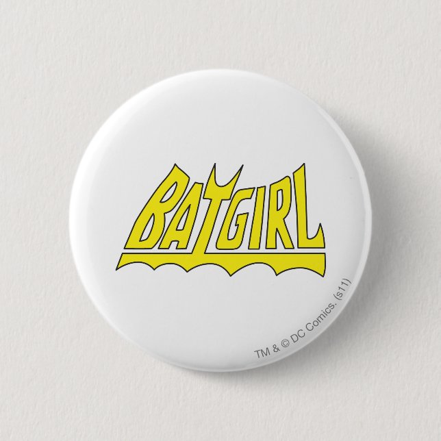Batgirl Logo 6 Cm Round Badge (Front)