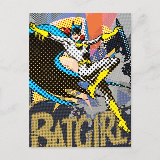 Batgirl Mid-Air Postcard (Front)