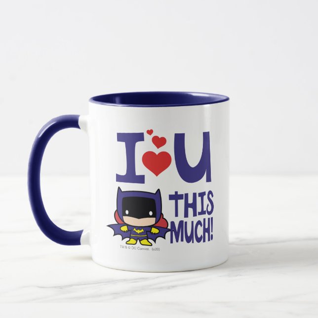 Batgirl Mother's Day | I Love U This Much! Mug (Left)