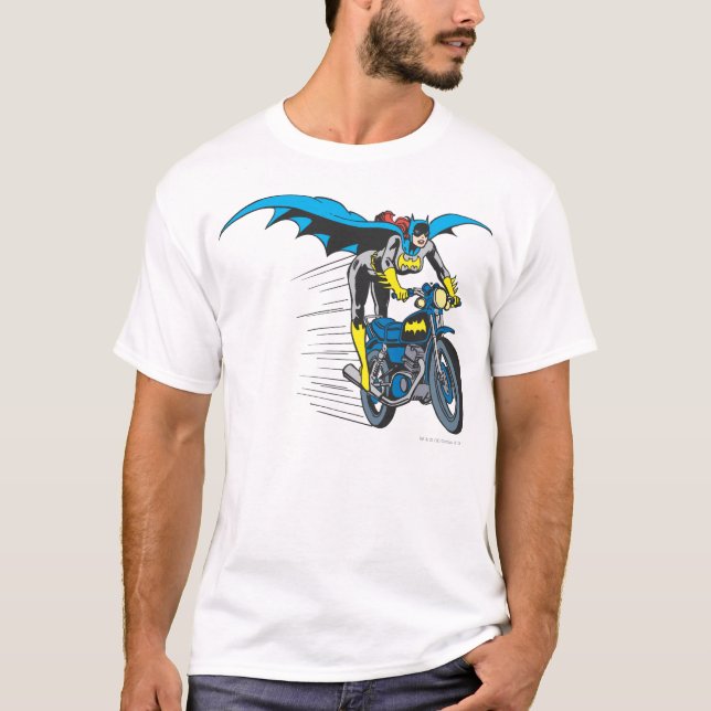 Batgirl on Batcycle T-Shirt (Front)