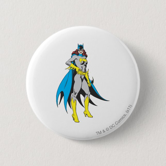 Batgirl Poses 6 Cm Round Badge (Front)