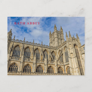 Bath Abbey view postcard