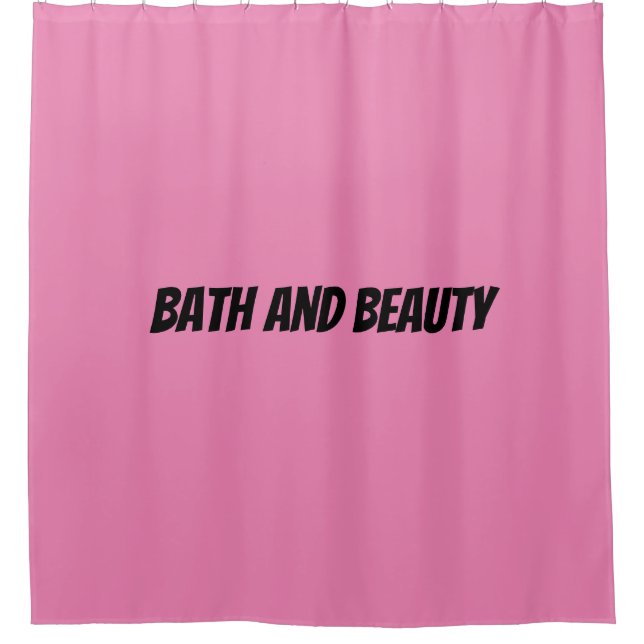 Bath and Beauty Shower Curtain (Front)