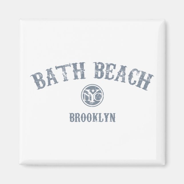 Bath Beach Magnet (Front)