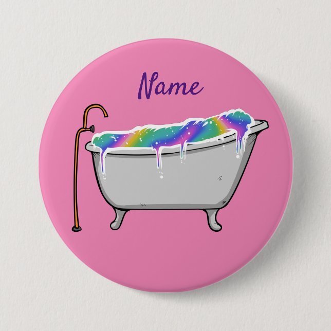 Bath Bomb Babe Thunder_Cove 7.5 Cm Round Badge (Front)