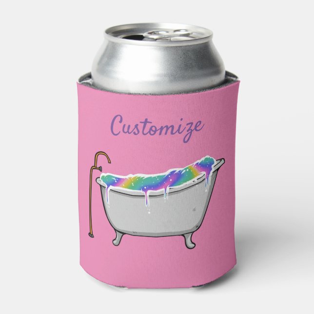 Bath Bomb Babe Thunder_Cove  Can Cooler (Can Front)