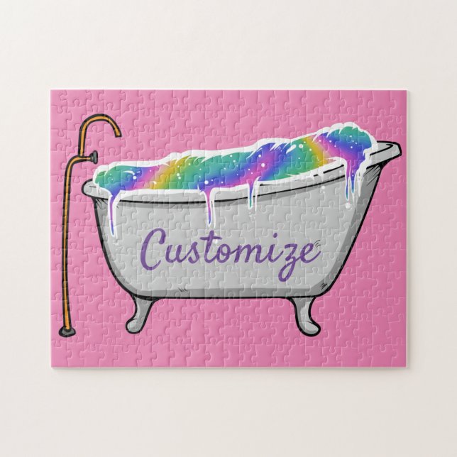 Bath Bomb Babe Thunder_Cove Jigsaw Puzzle (Horizontal)