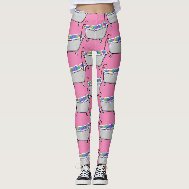 Bath Bomb Babe Thunder_Cove Leggings (Front)