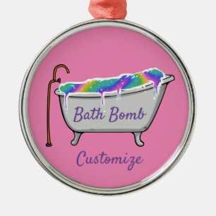 Bath Bomb Babe Thunder_Cove Metal Tree Decoration