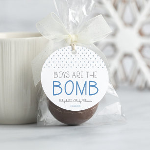 Bath Bomb Baby Shower Favour tag