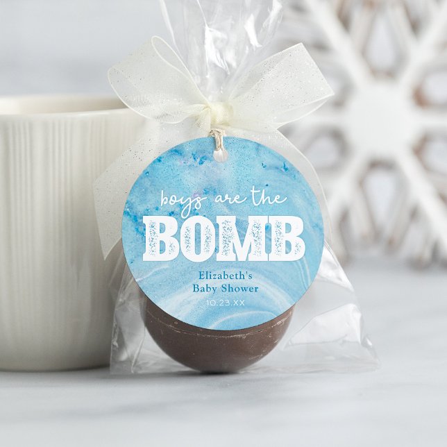 Bath Bomb Baby Shower Favour Tag (Creator Uploaded)