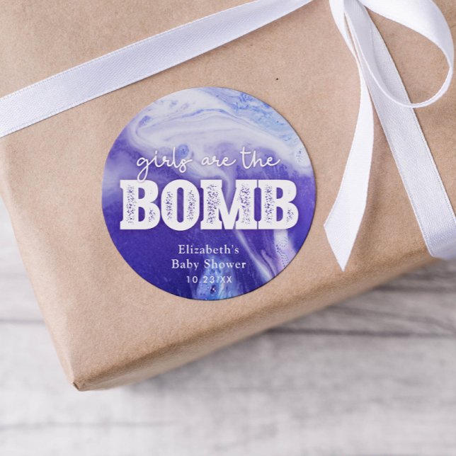 Bath Bomb Baby Shower Favour Tag (Creator Uploaded)
