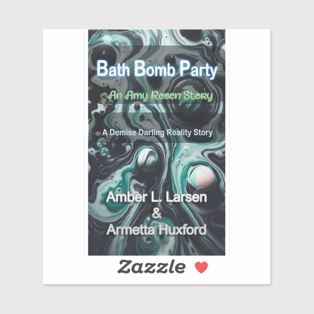 Bath Bomb Party Cover Sticker (Sheet)